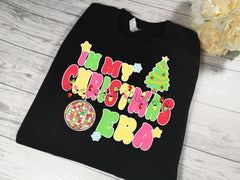 Custom Unisex Christmas jumper In my christmas era detail choice of colours